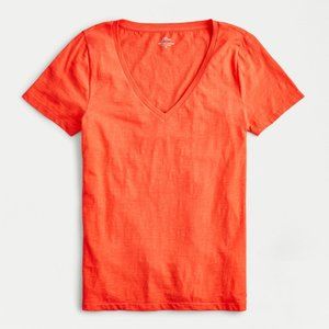 J. Crew Vintage Cotton V-neck T-shirt